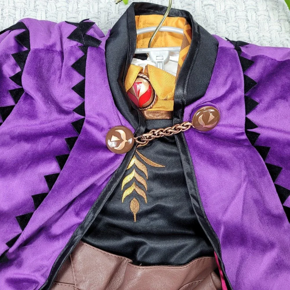 Disney Store Frozen 2 Deluxe Princess Anna Travel Dress Costume 5/6 NWT - Picture 2 of 12